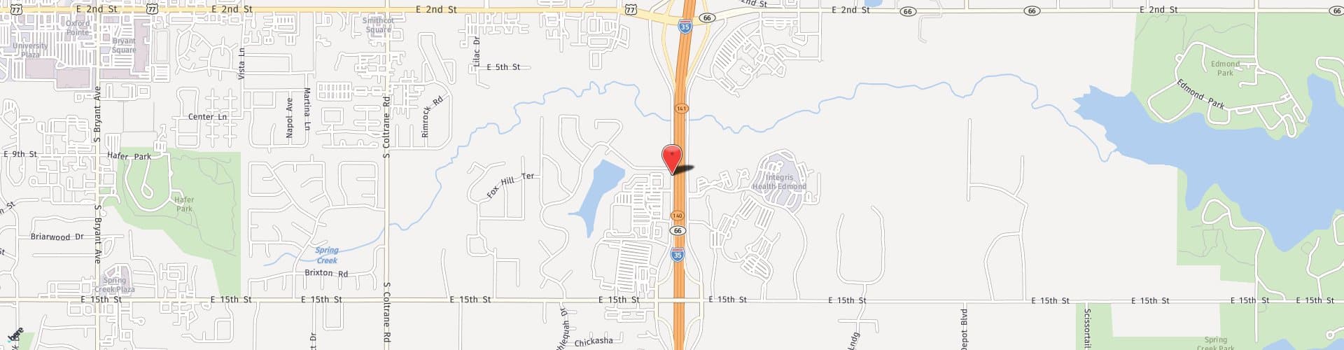 Location Map: 925 W I-35 Frontage Rd Edmond, OK 73034